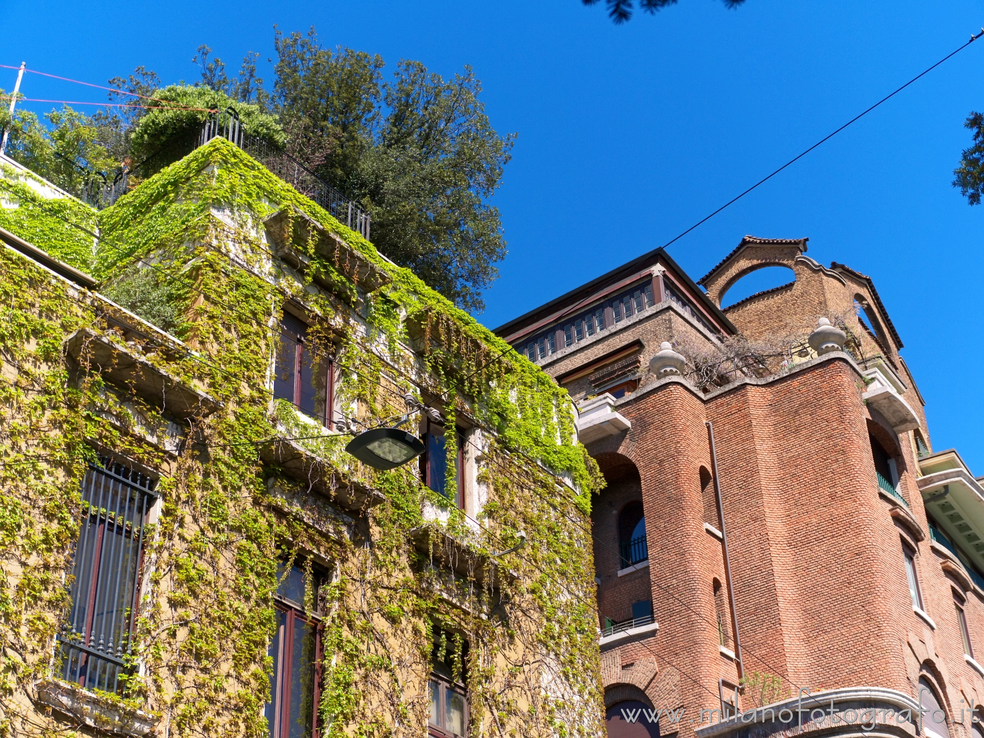 Milan (Italy) - Villa Rasini e Fidia Palace in the Quadrilateral of Silence